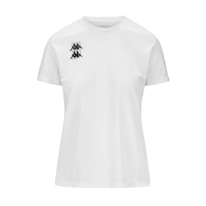 Kappa maglietta manica corta da donna Kombat Padel Fitasi 361L49W 001 bianco