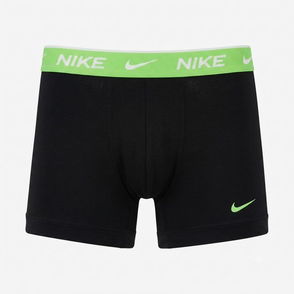 Nike Boxer Essential Cotton Stretch KE1284-065 Uomo Nero - Confezione 3 Paia