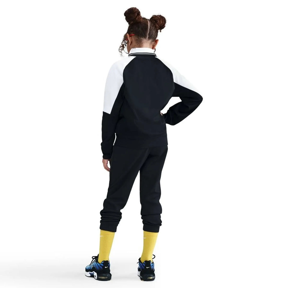 Nike Sportswear Dri-FIT HQ9317-010 Junior Nero Bianco - Tuta Sportiva