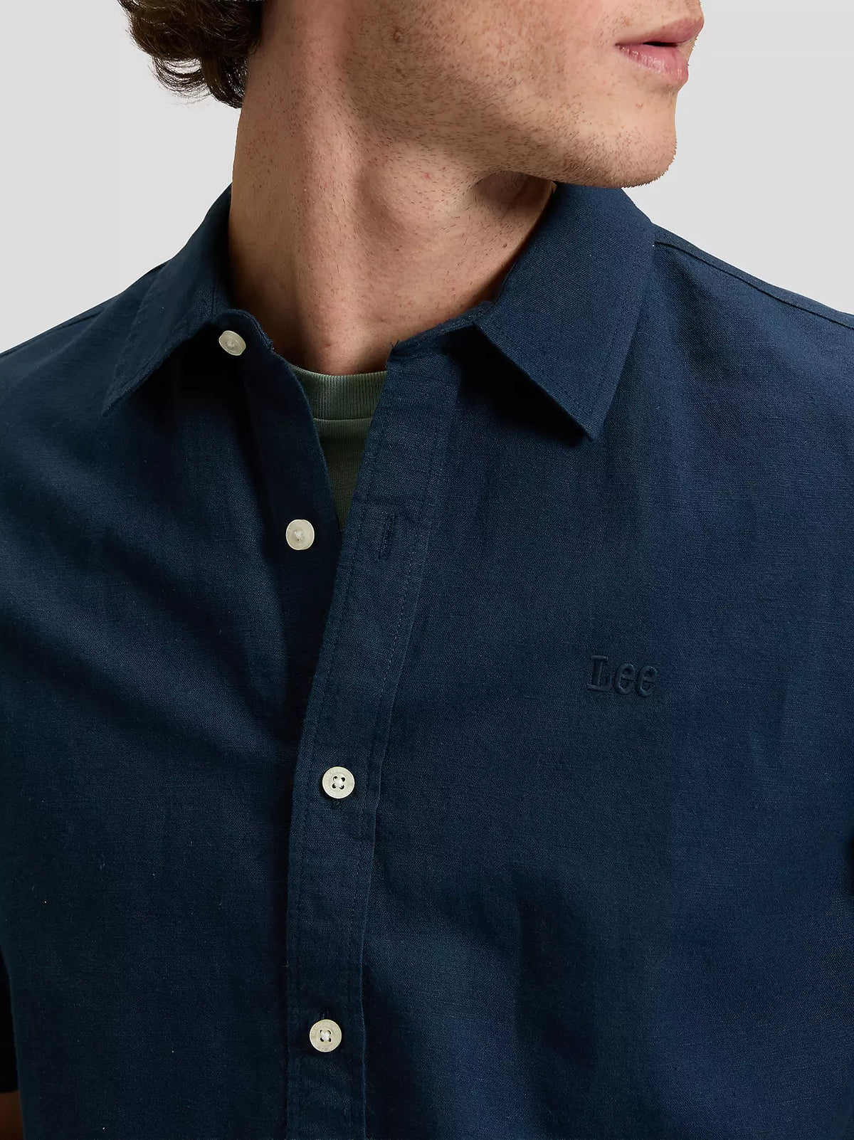 Lee camicia manica corta da uomo da uomo 112376564 blu