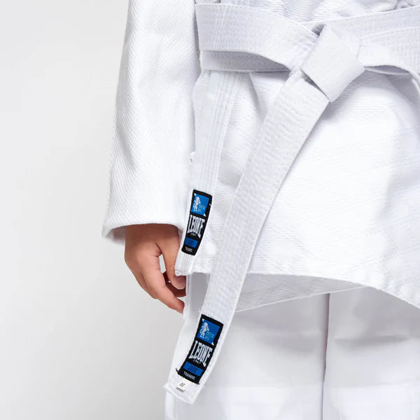 Leone Judogi AB401 130 Bianco – Judogi unisex, judo, tessuto resistente, comfort, allenamento gara 4