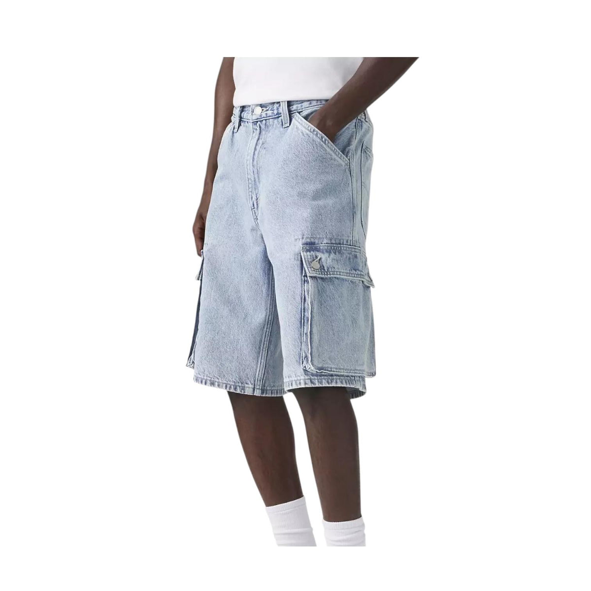 Levi's uomo 478™ Baggy Cargo Shorts 001GU0004 My Pockets Full Shorts-Blu