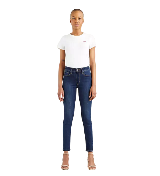 Levi's pantalone jeans da donna 721 Skinny a vita alta 18882-0047 blu
