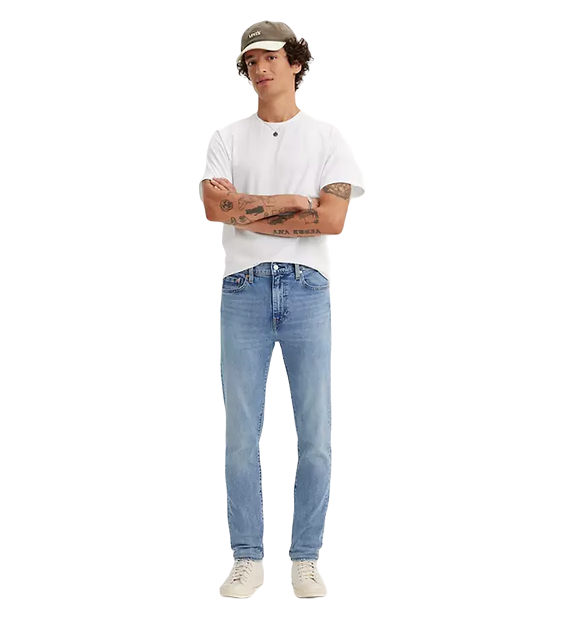 Levis pantalone jeans da uomo 510 Skinny 05510-1339 blu chiaro