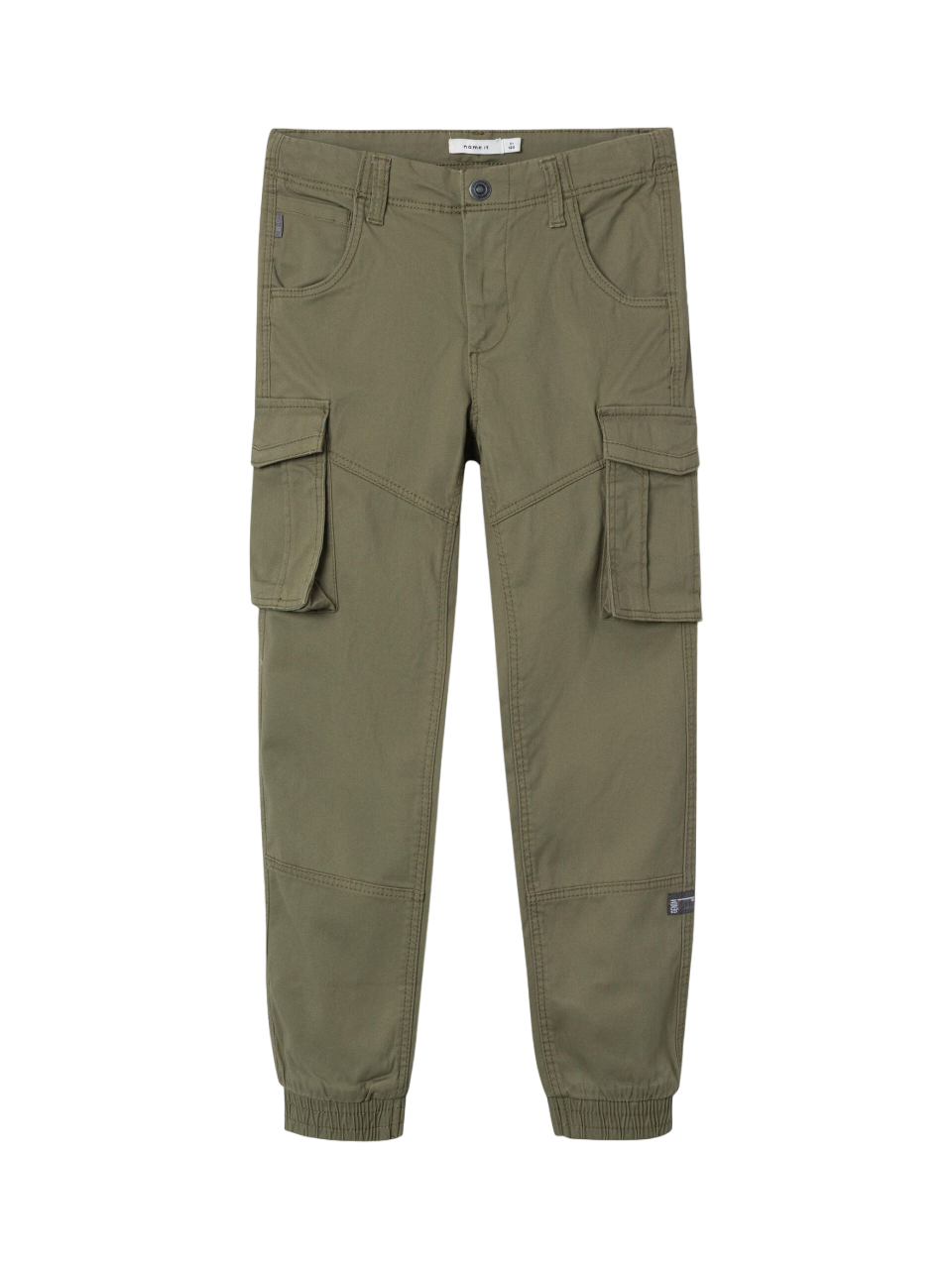 Name It pantalone cargo da ragazzi in cotone elasticizzato 13151735 verde