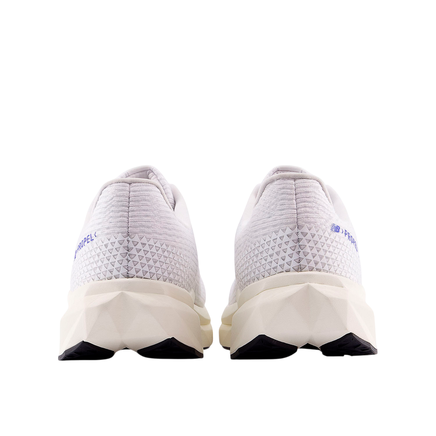 New Balance - Scarpa Running Uomo FuelCell Propel v5 MFCPRCZ5 Bianco - tallone 