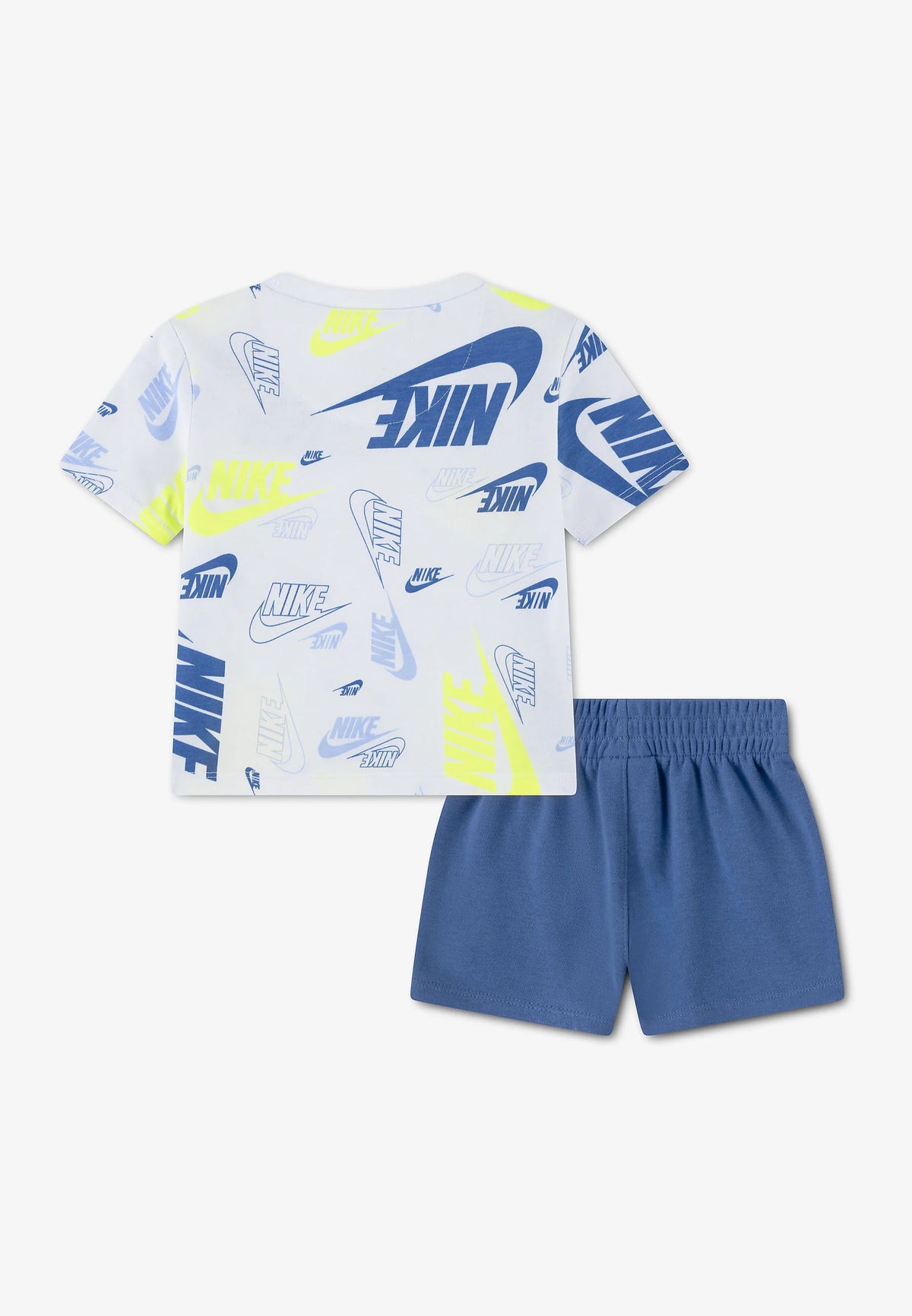 Nike completino da ragazzo 86N043-B4T bianco-celeste