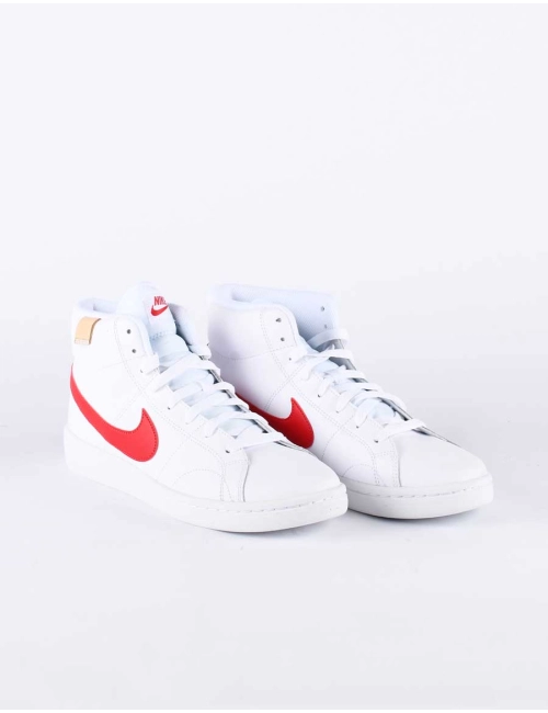 Nike Court Royale 2 Mid CQ9179 101 Uomo Bianco Rosso - Sneakers Alte
