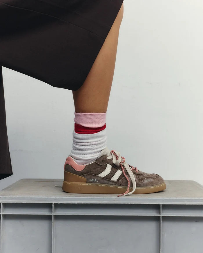 Coolway scarpa sneakers da donna Goal moc marrone