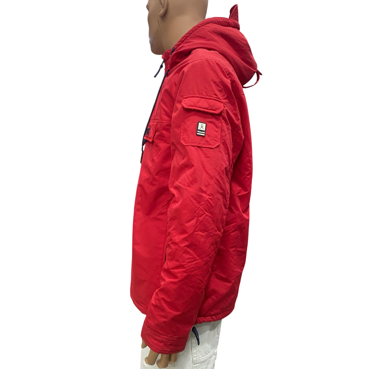 Pickwick Anorak Vulcano Rosso 8051839243252 - Giaccone Uomo Cappuccio Sherpa