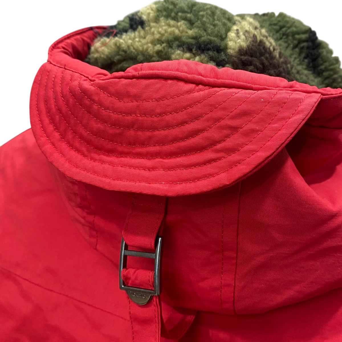 Pickwick Anorak Vulcano Rosso 8051839243252 - Giaccone Uomo Cappuccio Sherpa