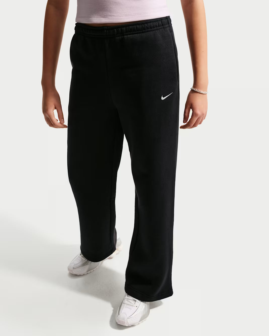 Nike Sportswear pantalone sportivo da ragazza Studio Fleece IM4973-010 nero