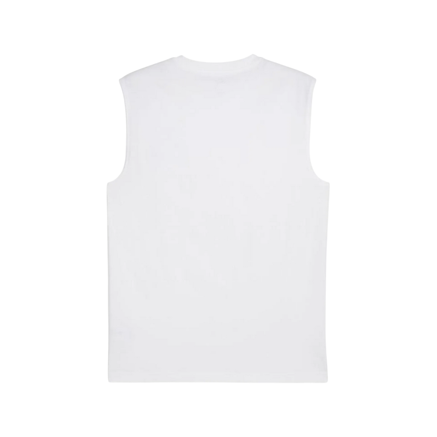 Puma maglietta smanicata da uomo con Logo piccolo Essentials 682626-02 bianco
