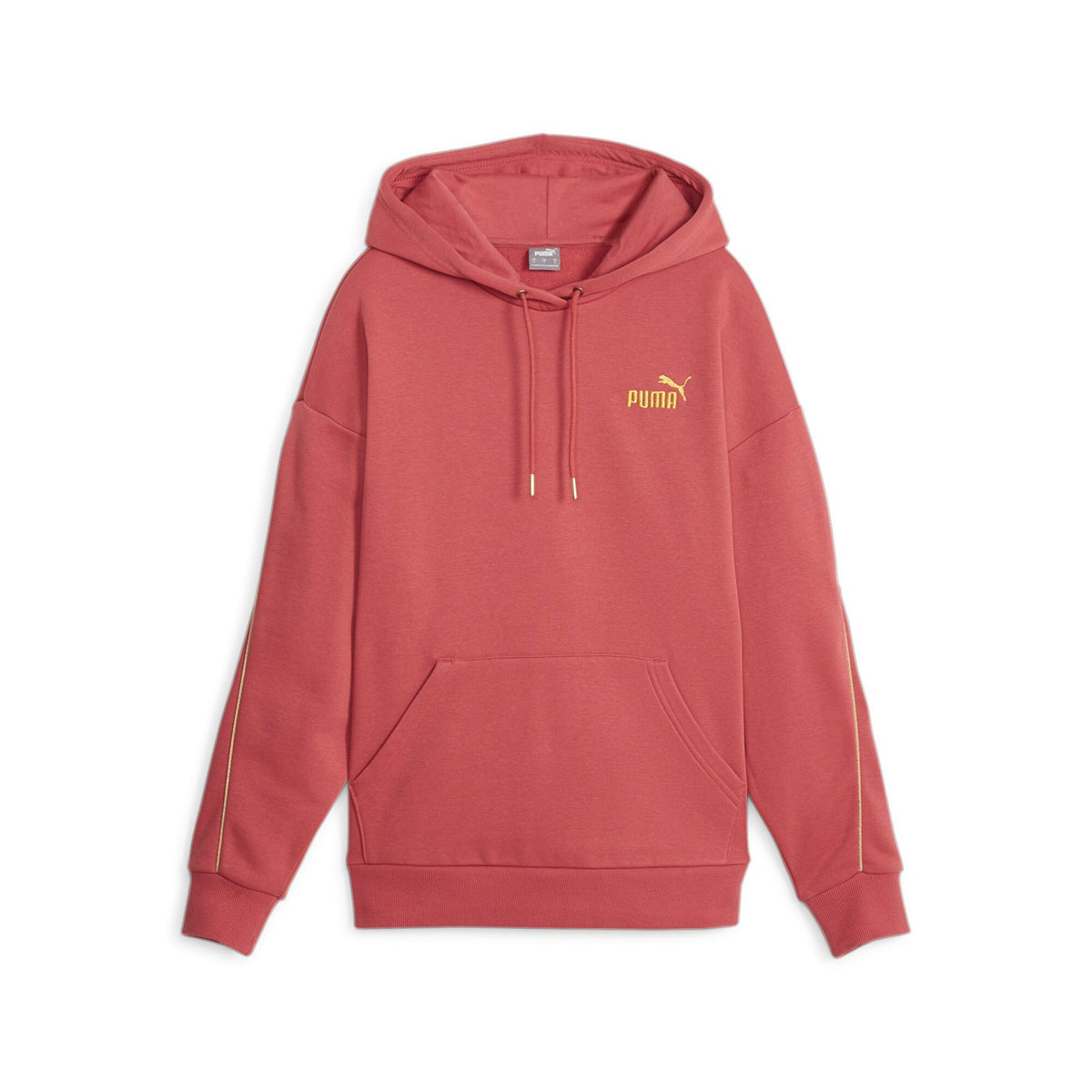 Puma felpa con cappuccio da donna ESS Minimal Gold 680019 21 coccio