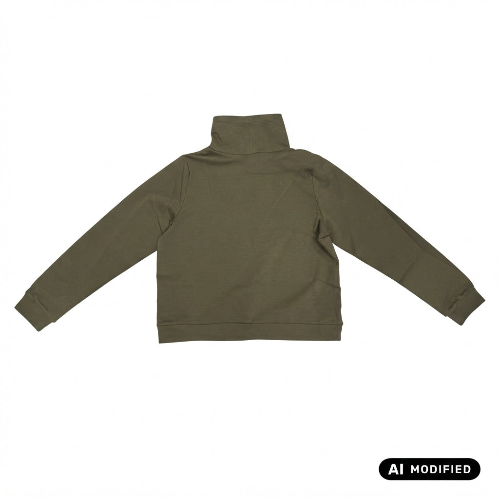 Dimensione Danza felpa a collo alto punto milano da donna 41D256I20 GQ00 verde