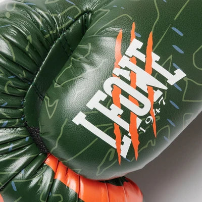 Leone Guantoni Boxe Primal Instinct GN004 Verde - Guanti da Pugilato