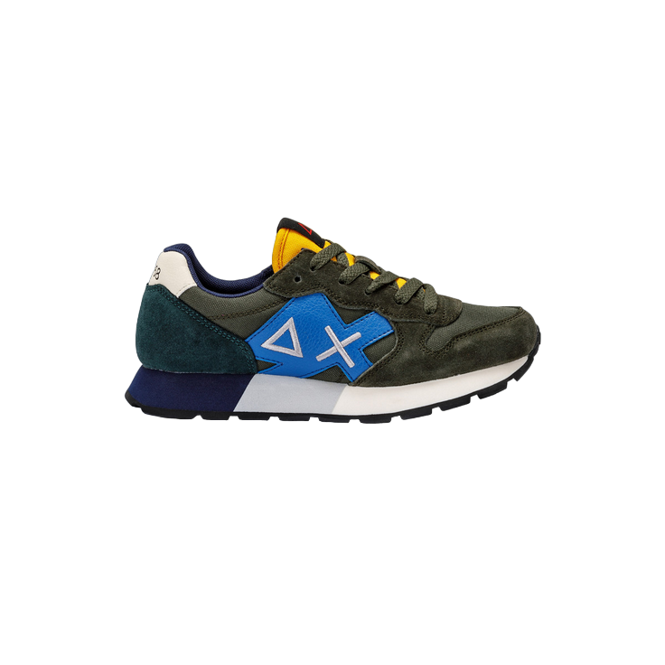 Sun68 scarpa sneakers da ragazzo Jaki Solid Z43313T 23 verde militare scuro