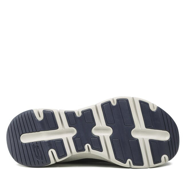 Sneakers Skechers Arch Fit blu navy da uomo, modello 232040 NVY con tomaia traspirante e supporto plantare certificato