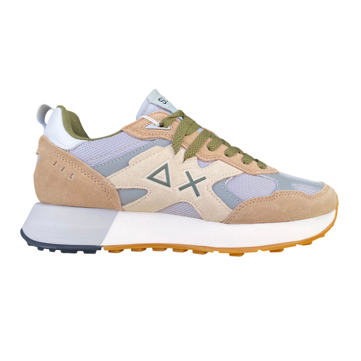 Sun68 scarpa sneakers da uomo Jaki Outdoor z35115 16 beige