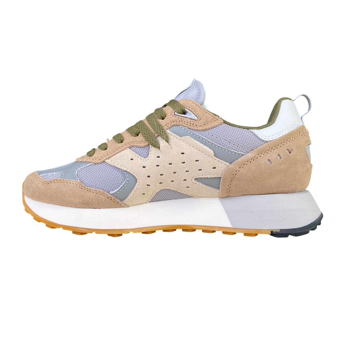 Sun68 scarpa sneakers da uomo Jaki Outdoor z35115 16 beige