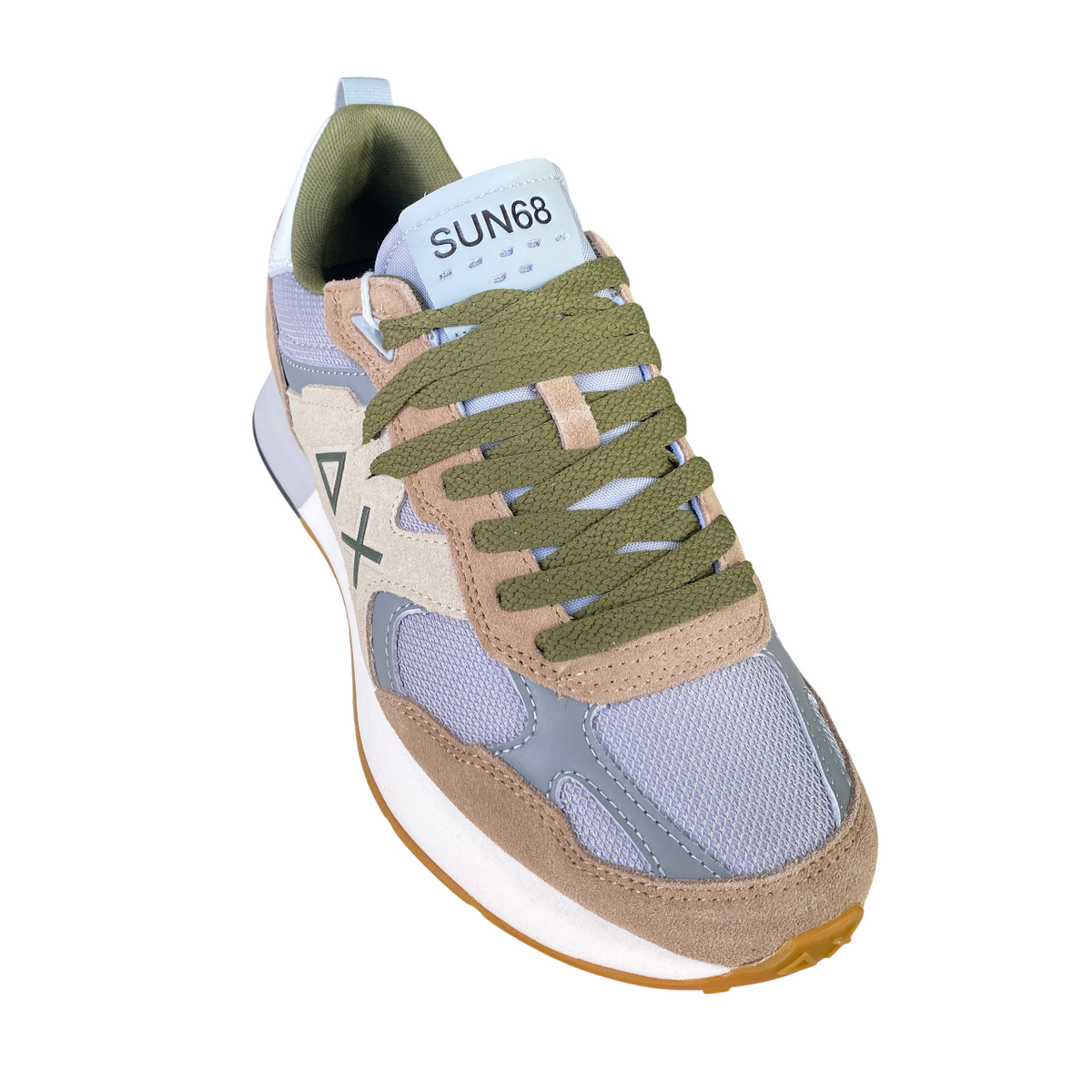 Sun68 scarpa sneakers da uomo Jaki Outdoor z35115 16 beige