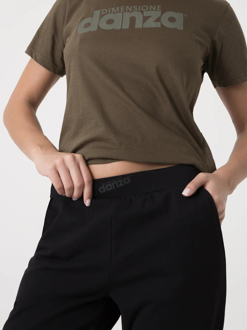 Dimensione Danza Felpa Stretch 41D100F98P 2000 Donna Nero - Pantaloni