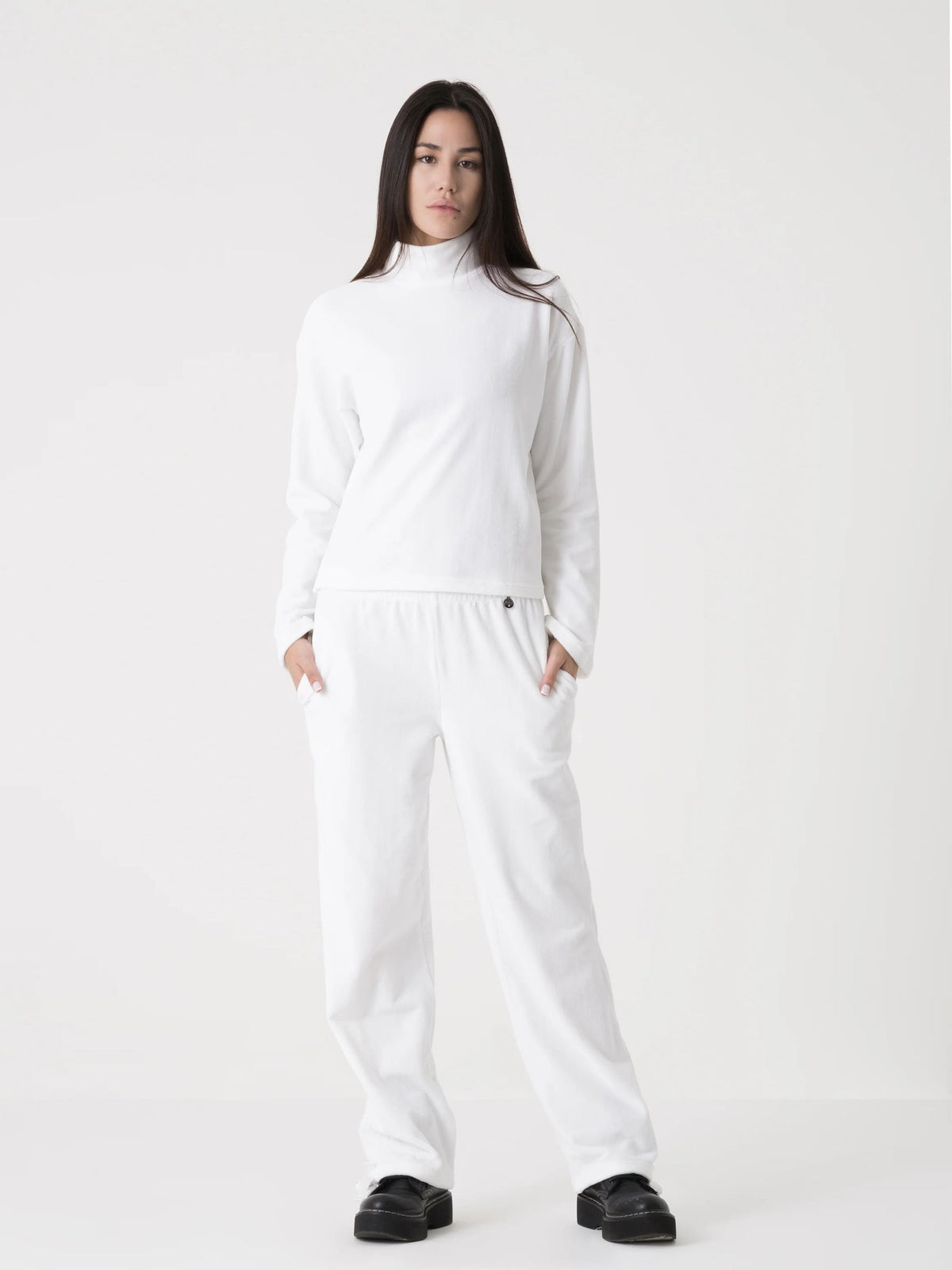 Dimensione Danza Lupetto 41D236E86 1100 Donna Bianco - Ciniglia