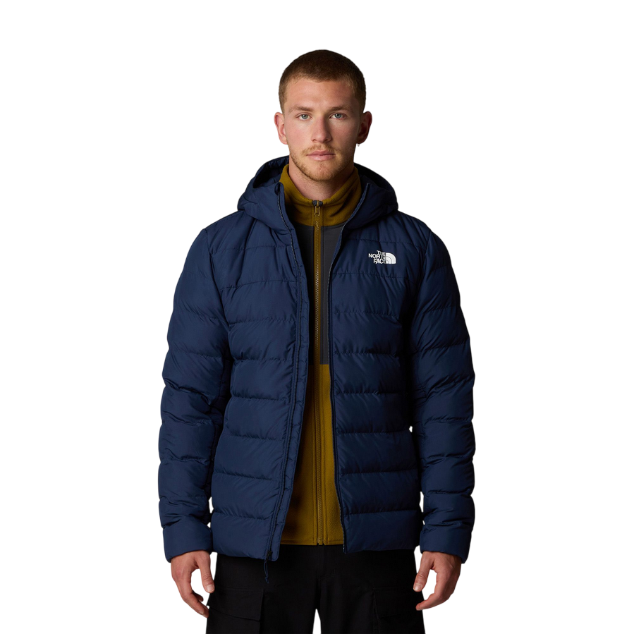 The North Face Giacca con cappuccio Aconcagua III da uomo NF0A84I14GV1 blu - aperto