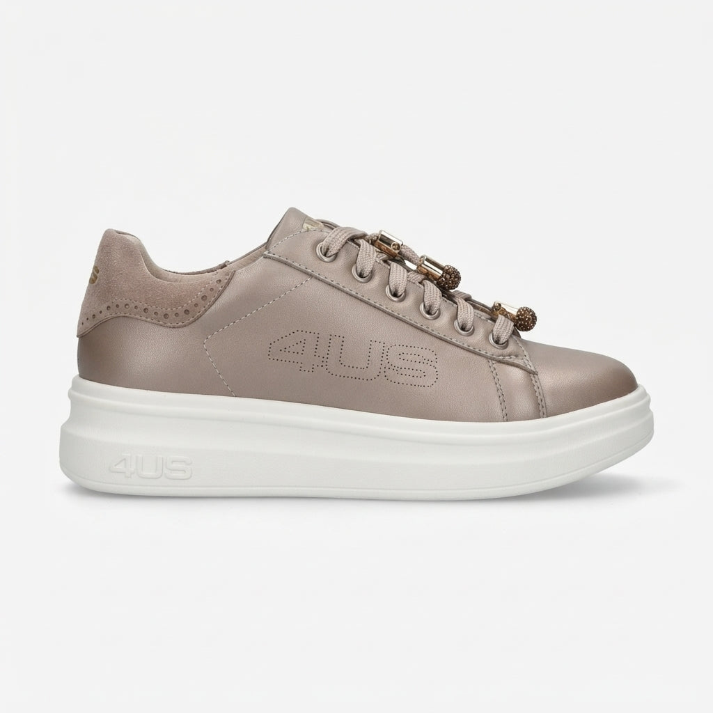 4US Paciotti scarpa sneakers da donna 4BX251 oro