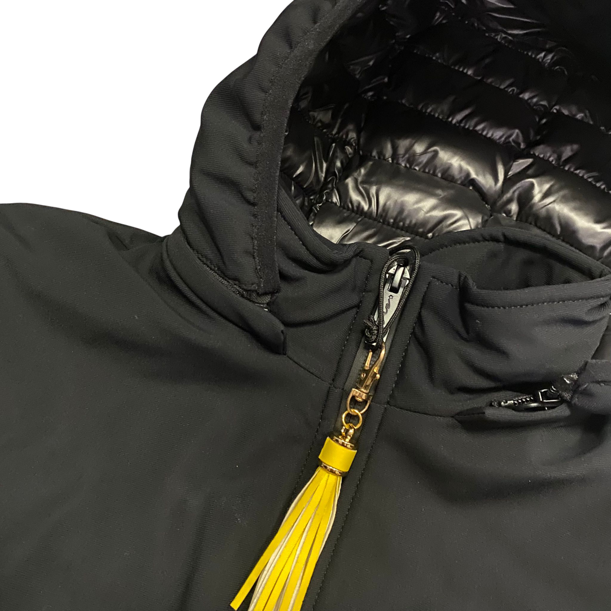 Trez Giacca da donna con cappuccio staccabile JUSTICE-1001 M47130 281 nero