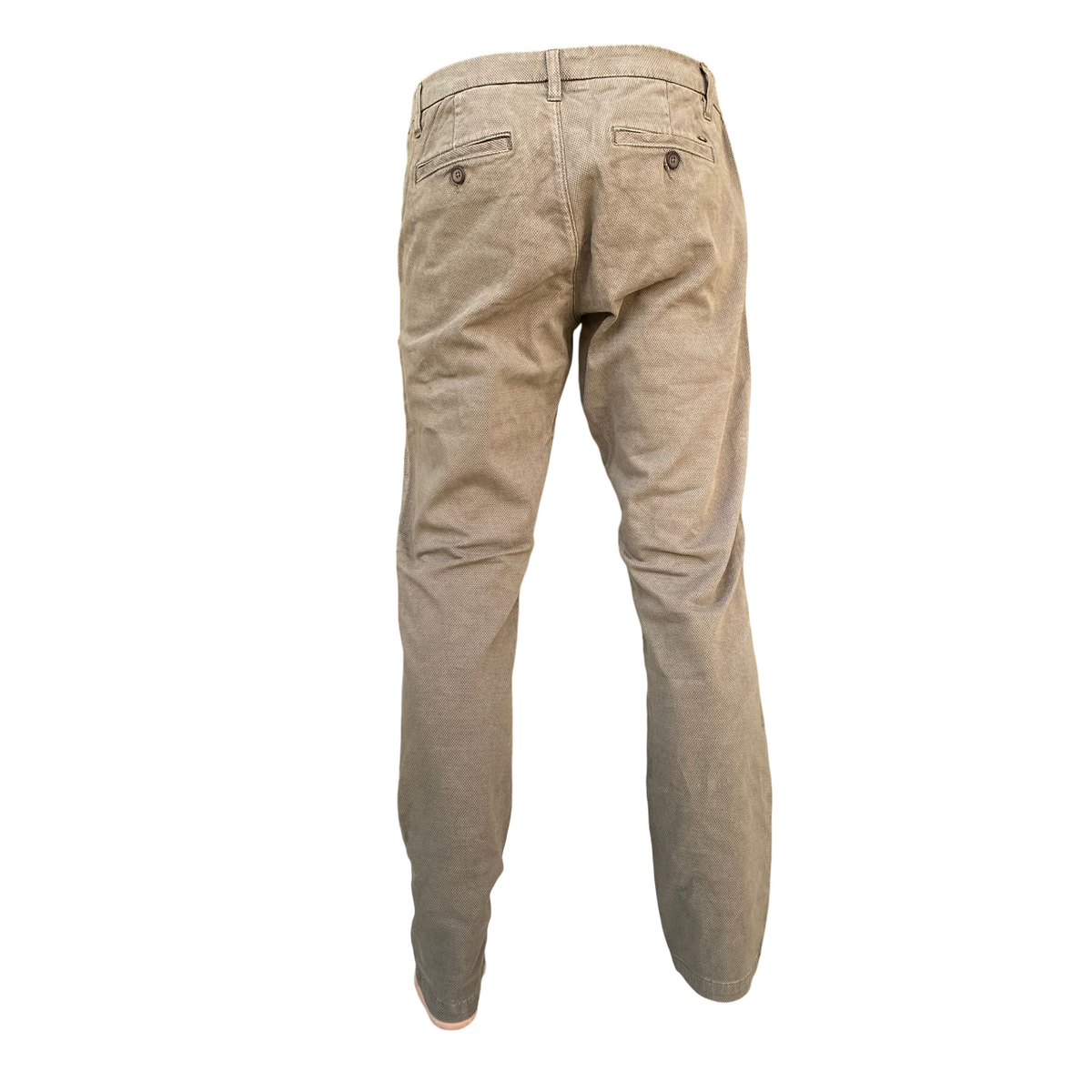 Trez Pantalone Uomo Casual Microfantasia Song6-1702STP M49605 881 Marrone – elegante, comfort, stile moderno - retro