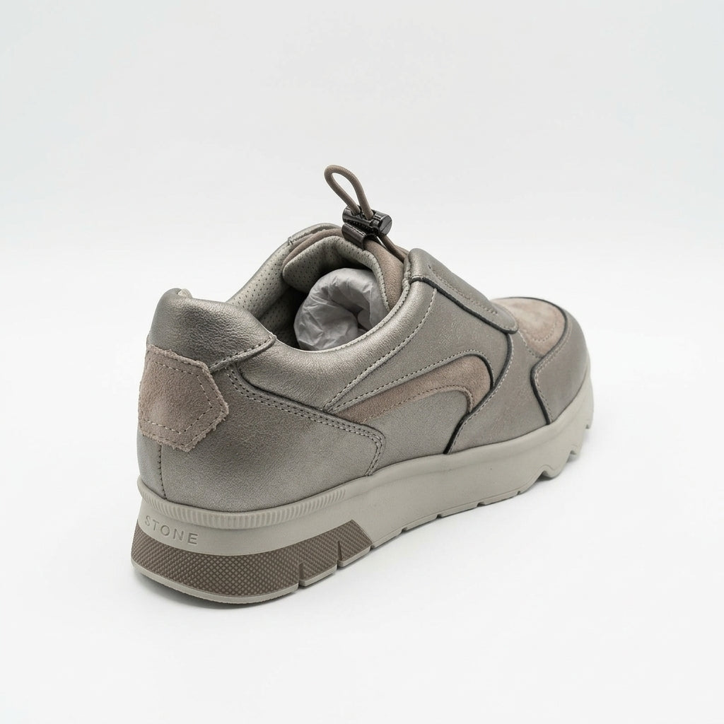 Stonefly Scarpa da donna con laccio elastico e cerniera Spock 52 224320 F22 bronzo