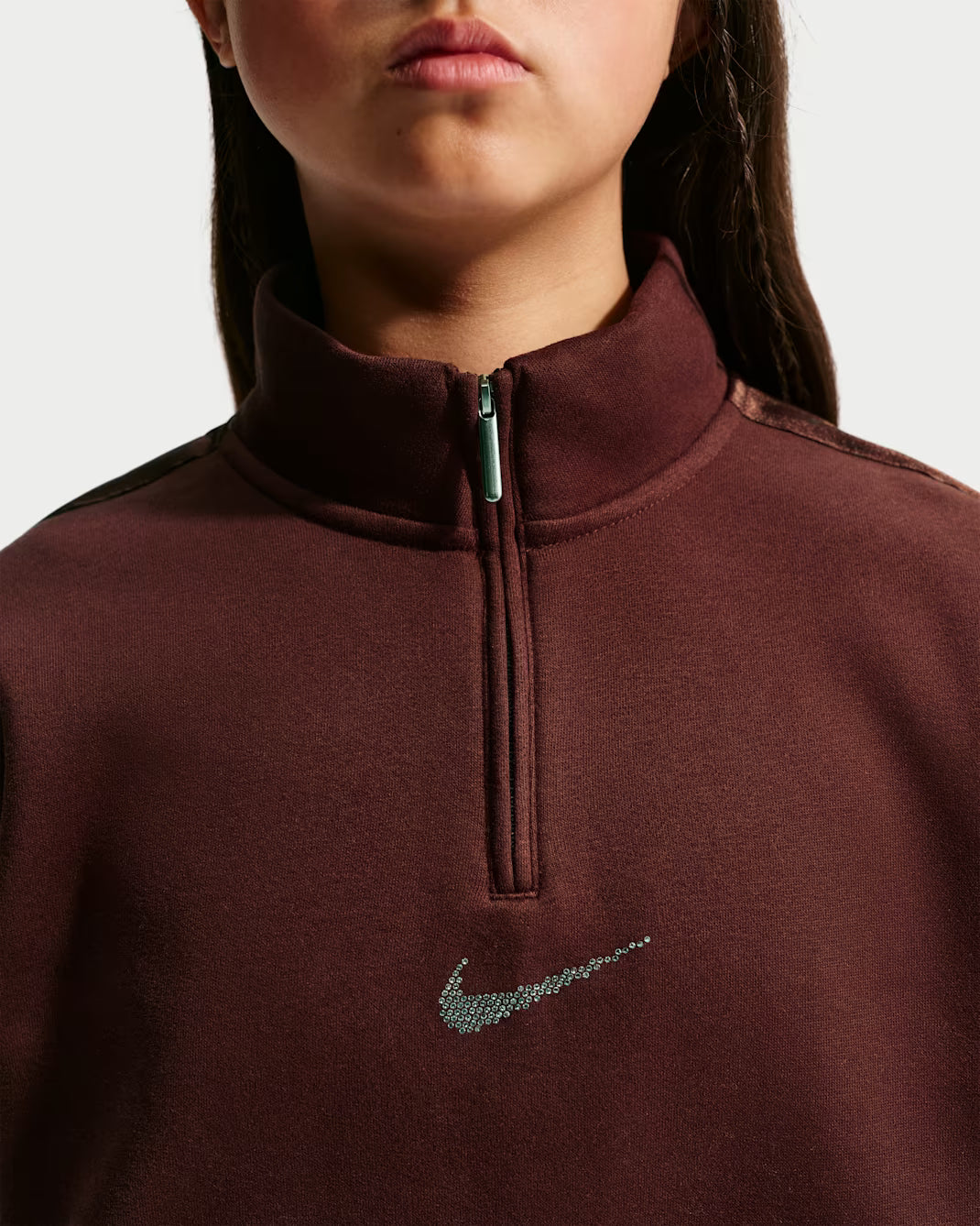 Nike pantalone sportivo Sportswear Studio Fleece Big IM4932-658 bordeaux