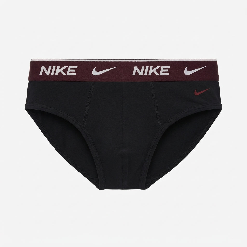 Nike Slip da uomo Essential cotton Stretch KE1287-4HV nero - confezione da 2 paia