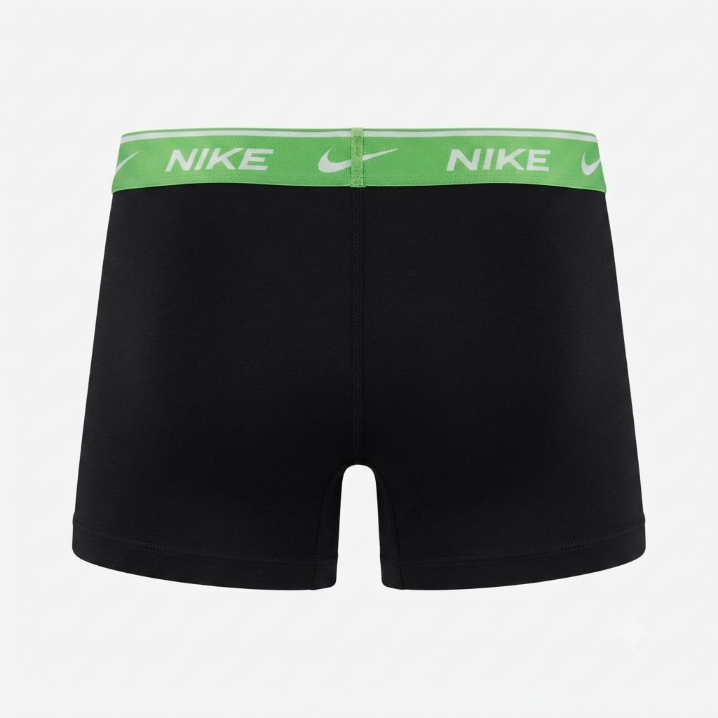 Nike Boxer Essential Cotton Stretch KE1284-065 Uomo Nero - Confezione 3 Paia