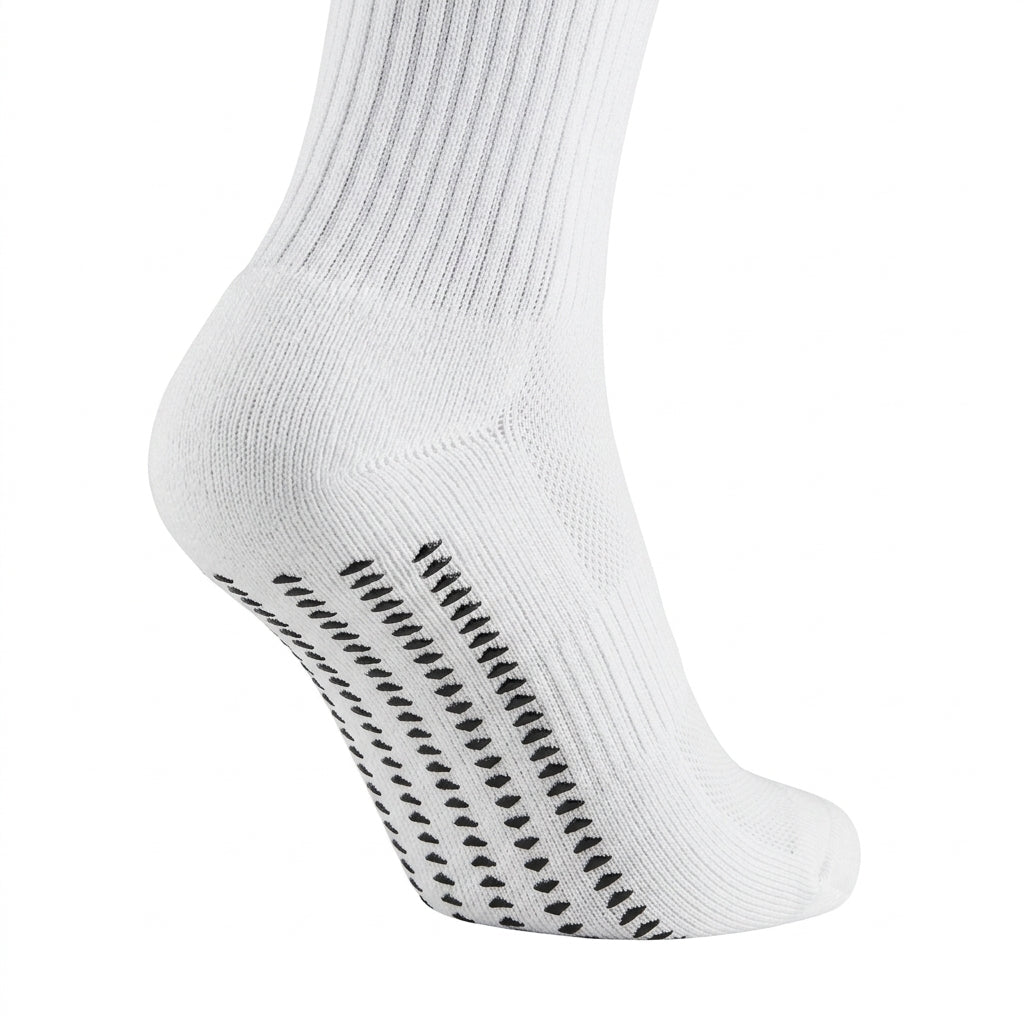 TRS calza da calcio con grip G234TRS bianca
