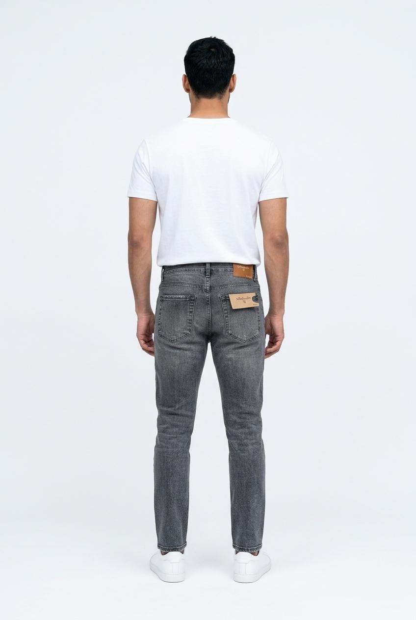 Setteduesette Jeans Uomo Mike 01154NG Nero Slavato – Taglie 44-56