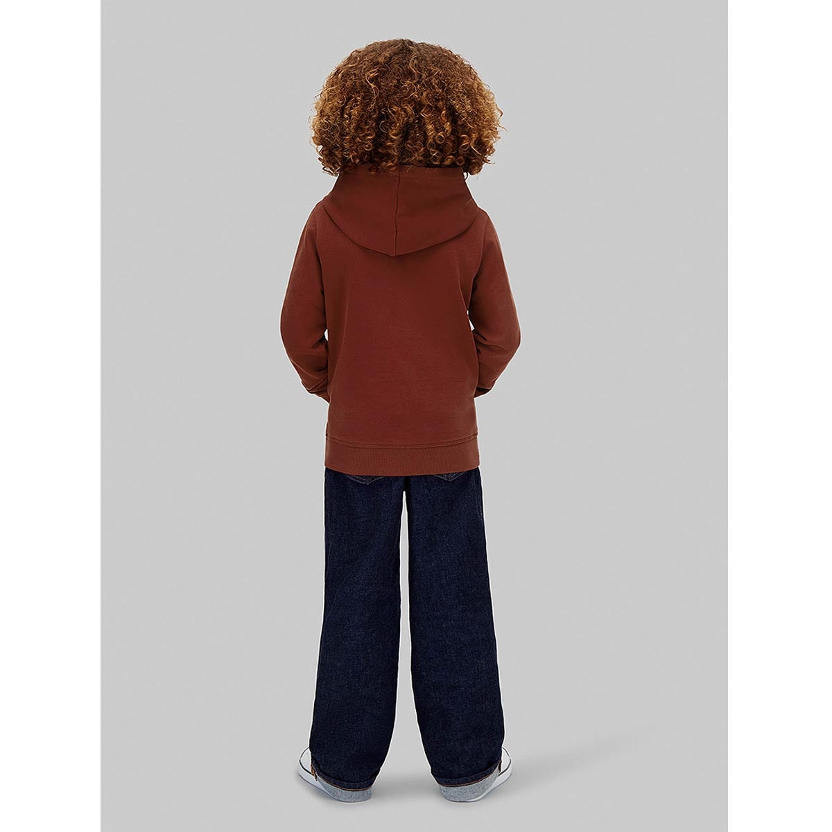 Calvin Klein Felpa junior con cappuccio e Logo Firma LVCKTJB39B GCQ mattone