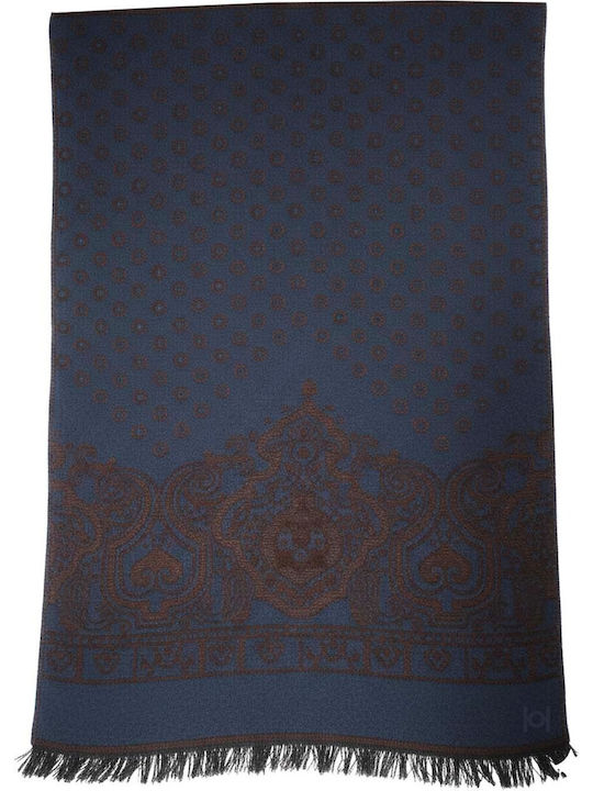 Hamaki-Ho sciarpa da uomo SPI230H BNM blu-navy