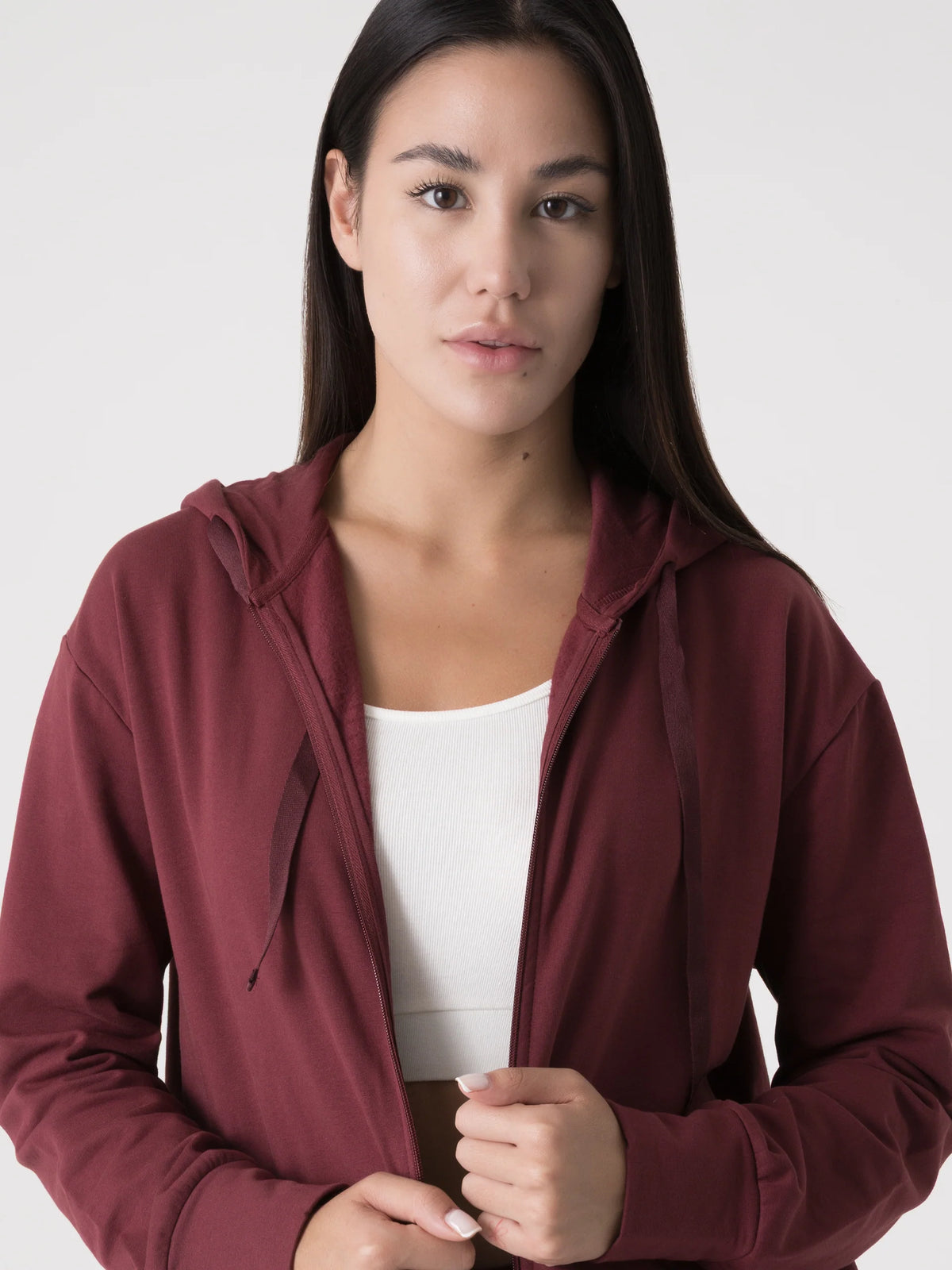 Dimensione Danza Full Zip 41D116F98 R900 Donna Rosso - Felpa Cappuccio