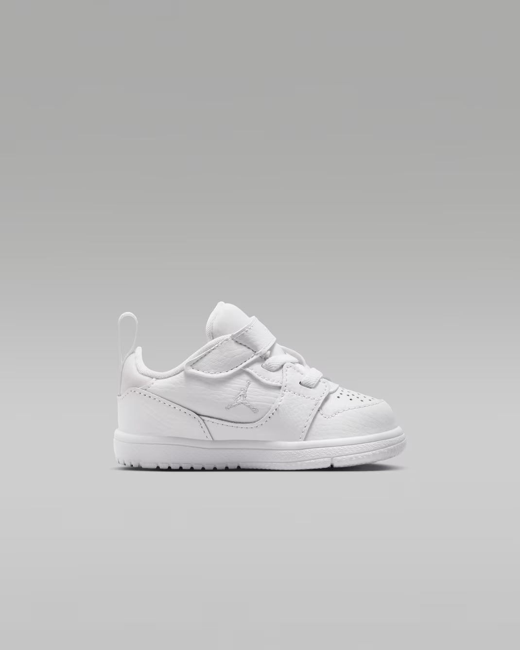 Jordan scarpa sneakers da bimbo Court Connect Low IQ6047-100 bianco