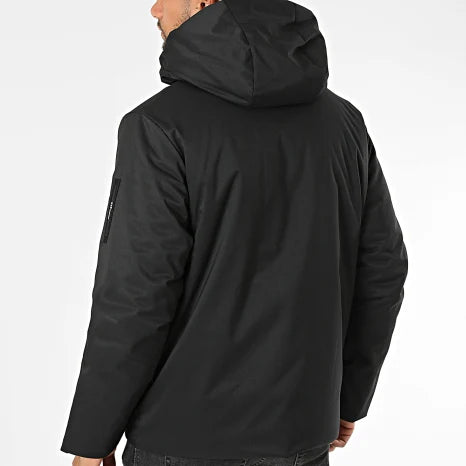 EA7 ARMANI giubbotto Caban da uomo con cappuccio 7M002375 AF15952 UC001 nero
