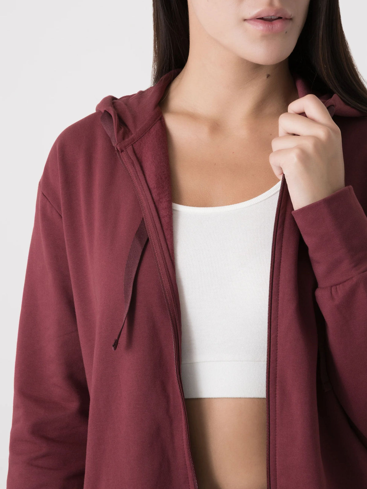 Dimensione Danza Full Zip 41D116F98 R900 Donna Rosso - Felpa Cappuccio