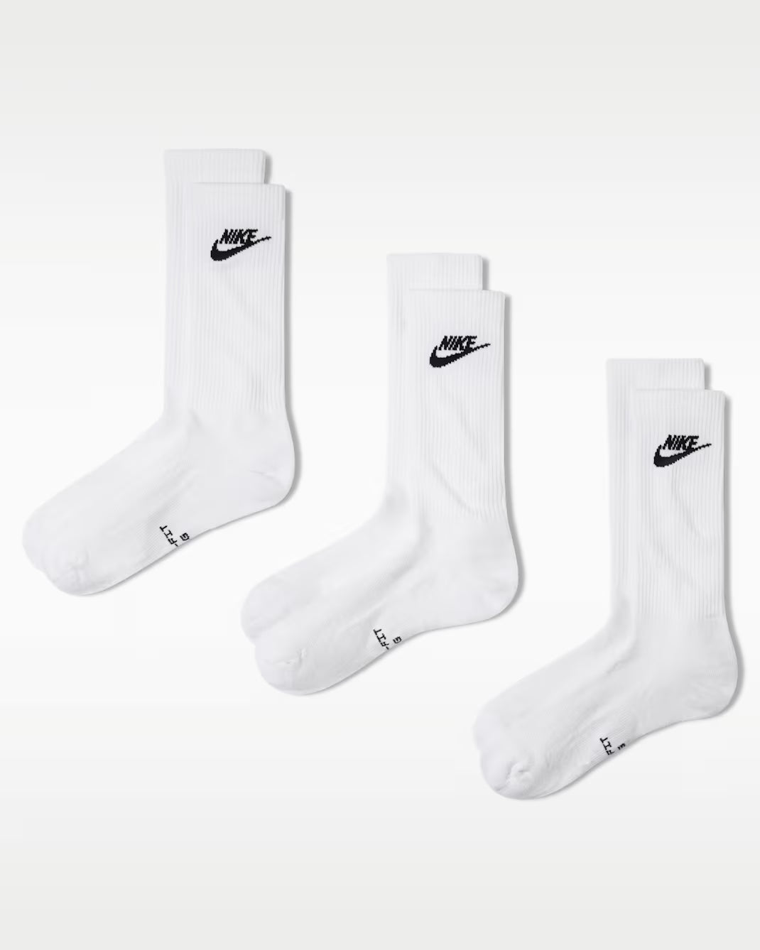 Nike Everyday Elevated Calze di media lunghezza (3 paia) IH8522-901 bianca