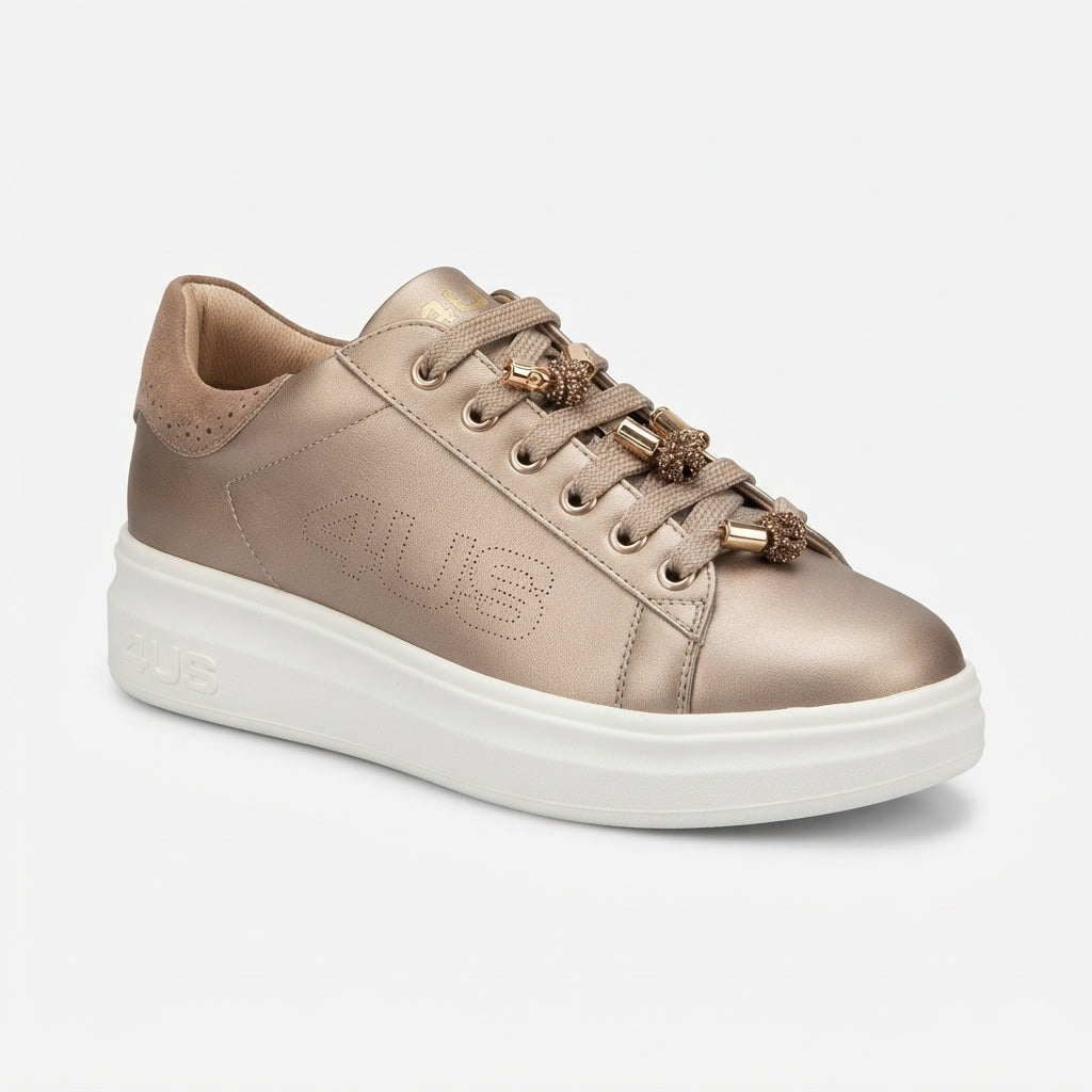 4US Paciotti scarpa sneakers da donna 4BX251 oro