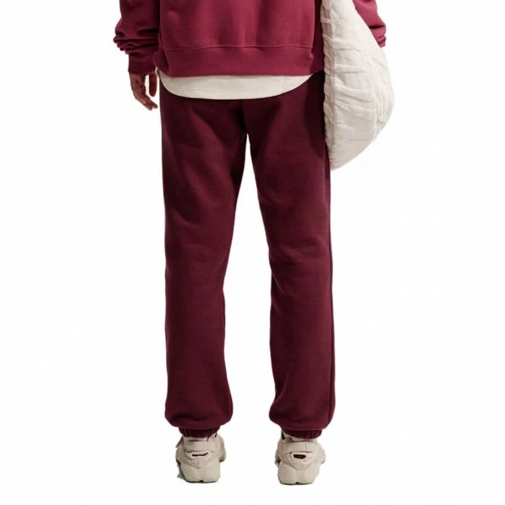 Nike pantalone sportivo da donna Studio Fleece Mid-Rise IM8076-658 boerdeaux