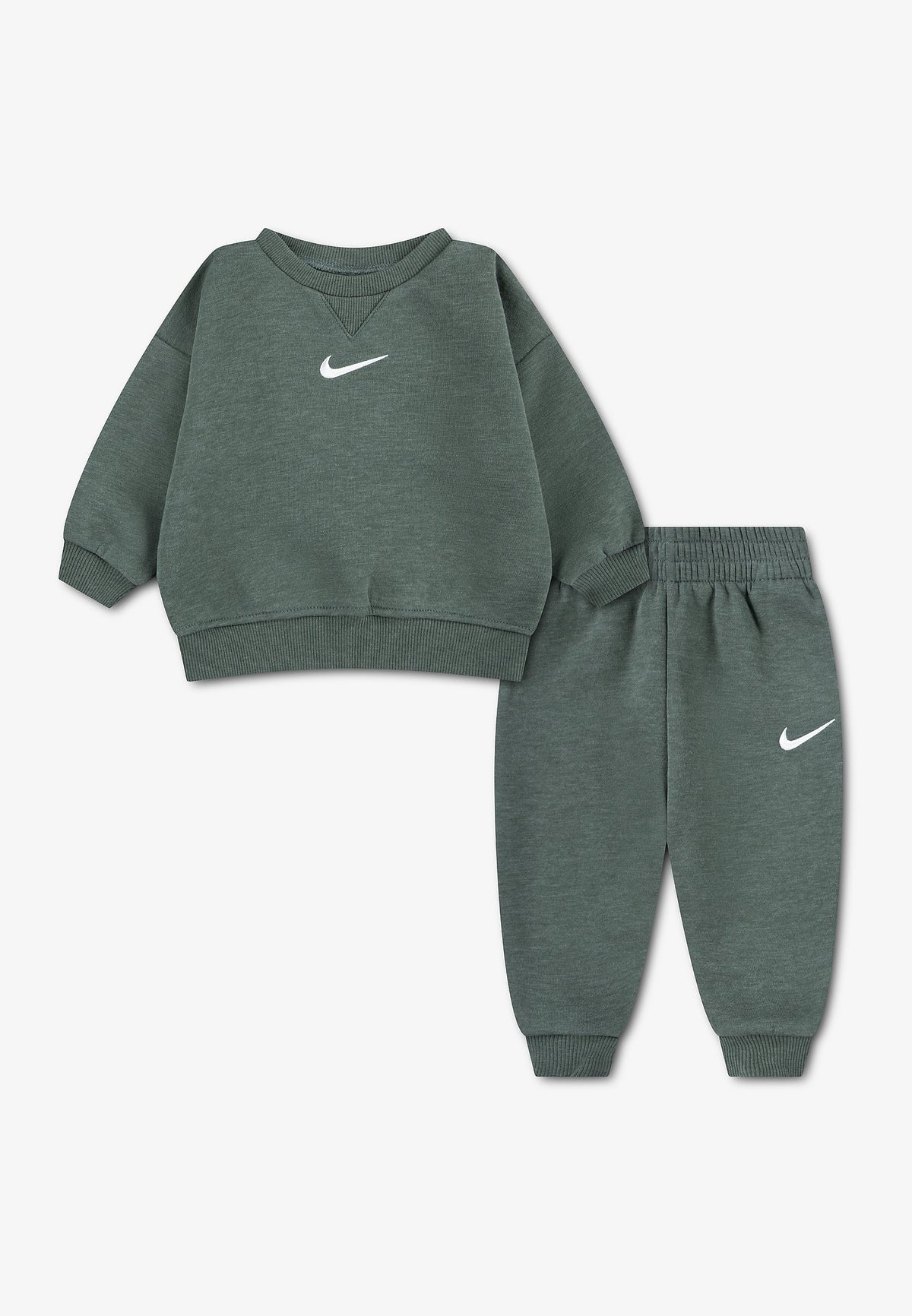 Nike tuta sportiva da bimbo Essential Fleece Crew 86M188-FHC verde