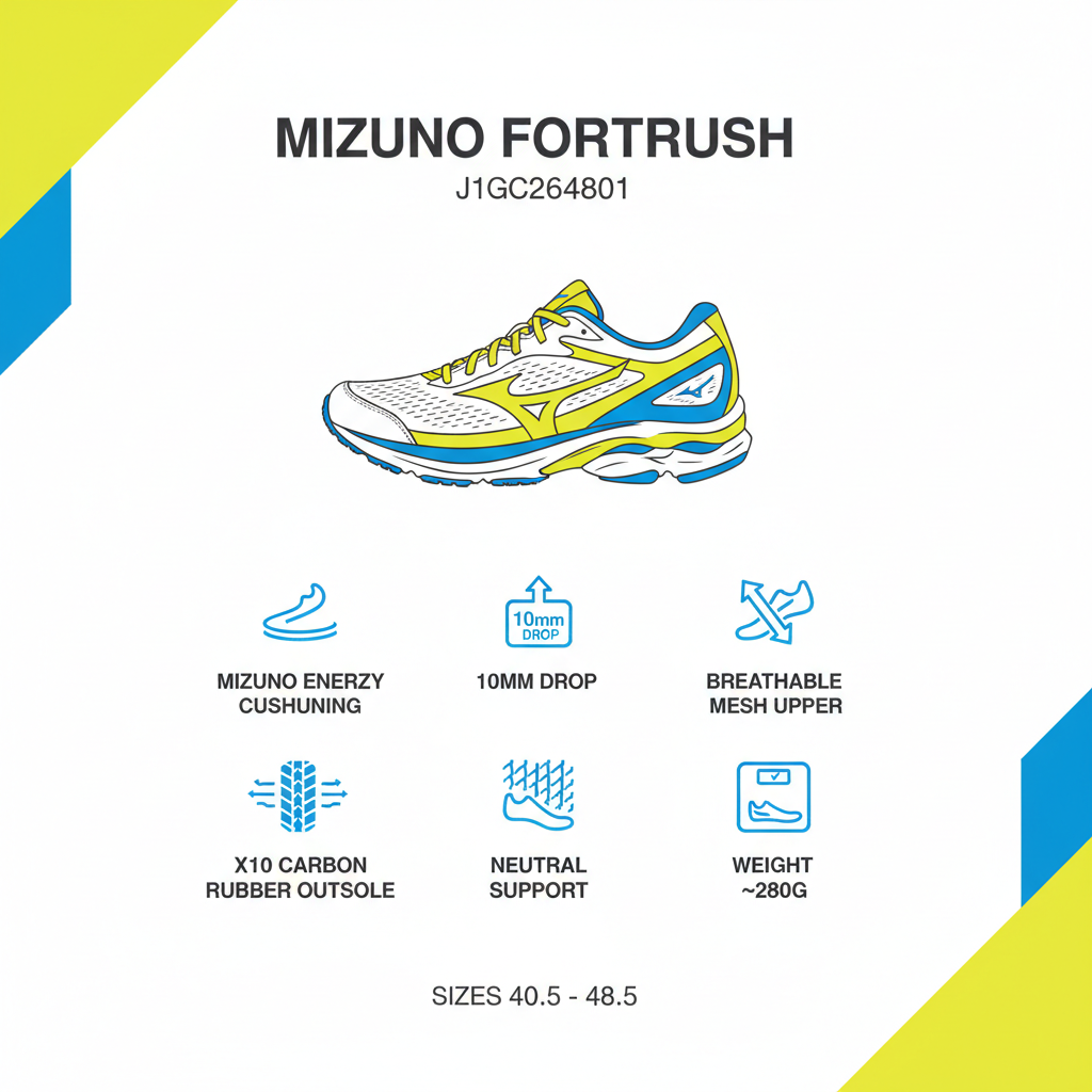Infografica Mizuno Fortrush