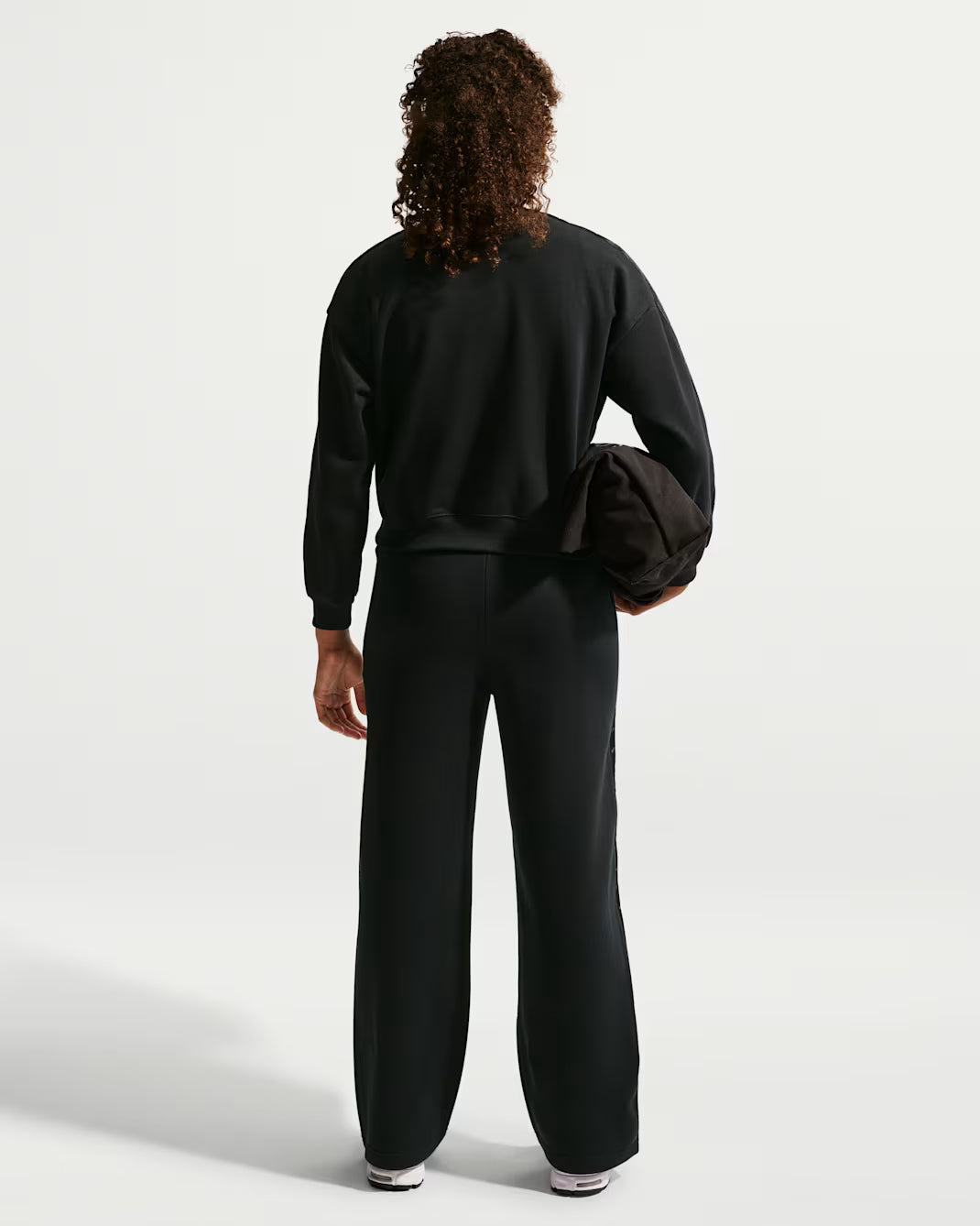 Nike pantalone sportivo da ragazza Studio Fleece IM4983-010 nero