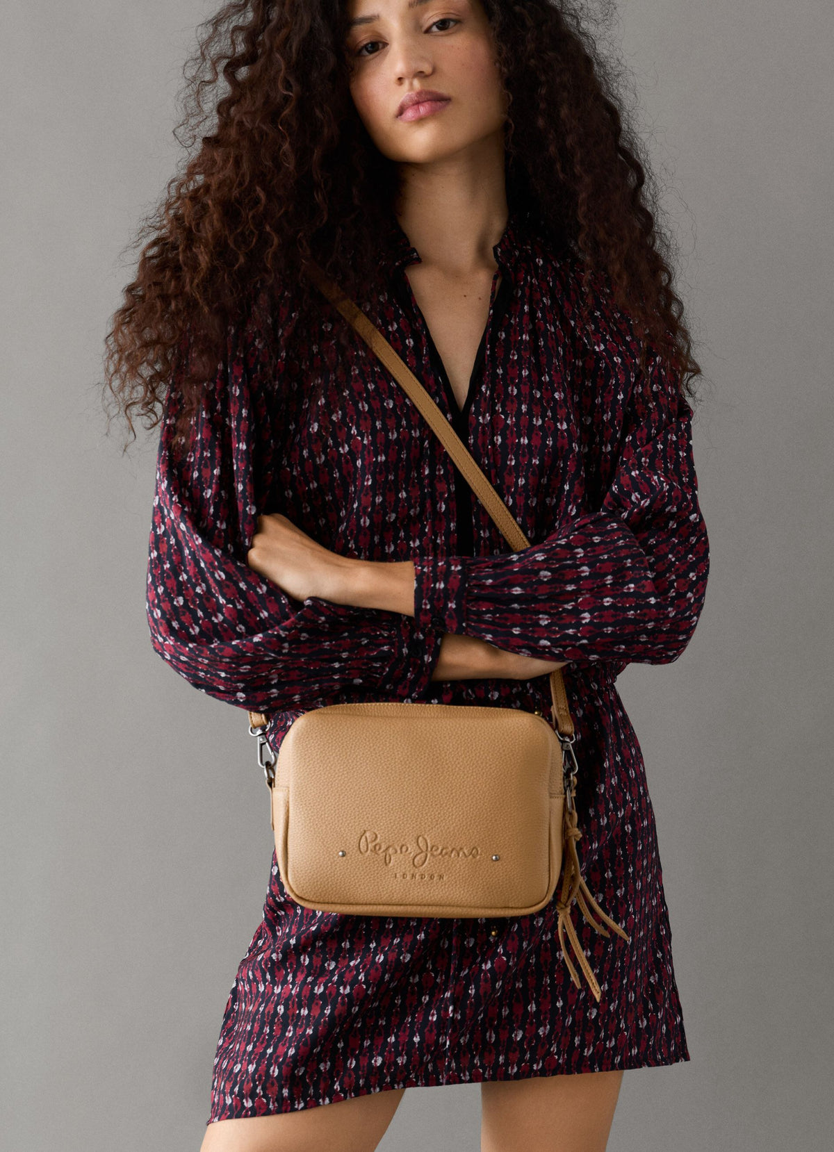 Pepe Jeans Borsa a tracolla PL0300204 848 Donna Beige - Borsa a tracolla